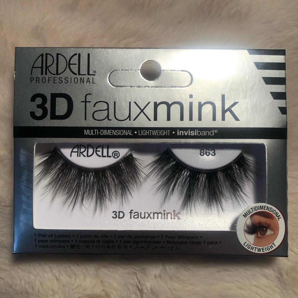 ARDELL PROFESSIONAL 3D Faux Mink Style 863 Black Strip Lashes
